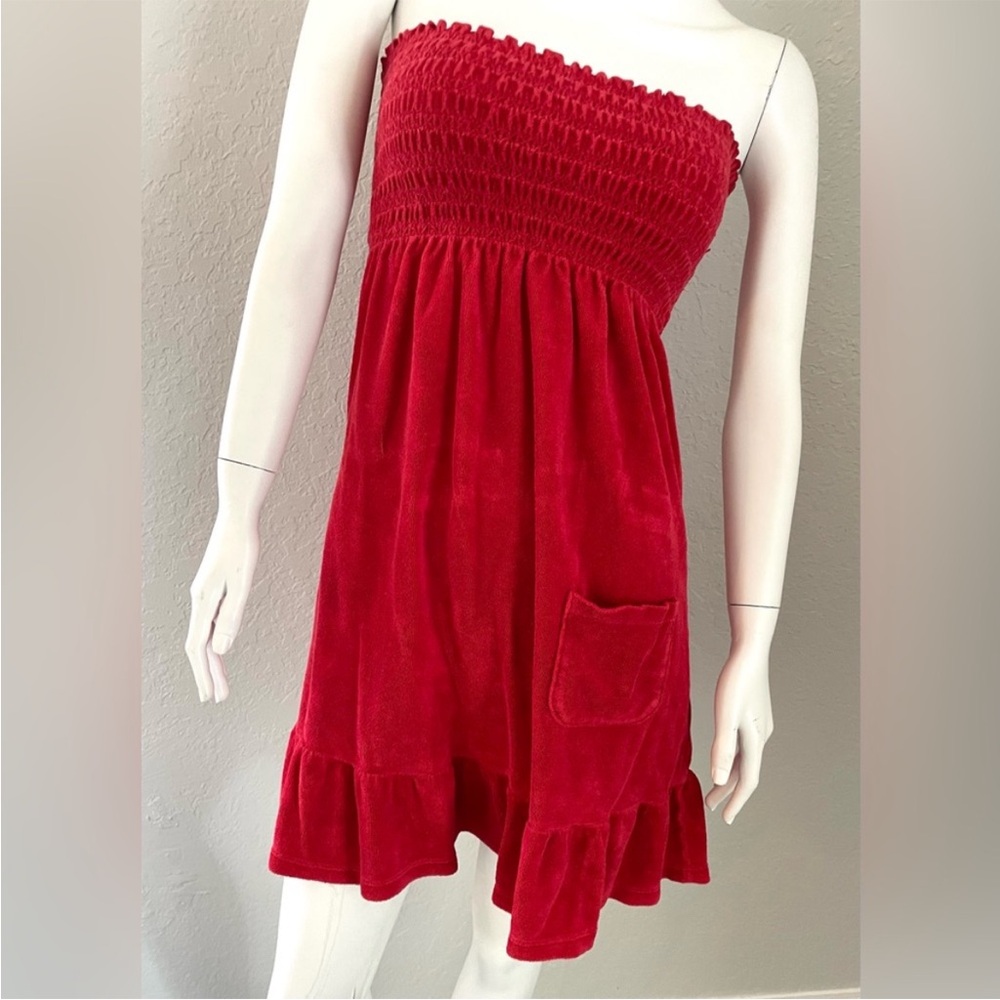 Original Juicy Couture Terry Cloth Swim Coverup - Picture 7 of 13